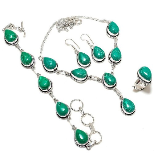Malachit edelstein 925 - 925, silber