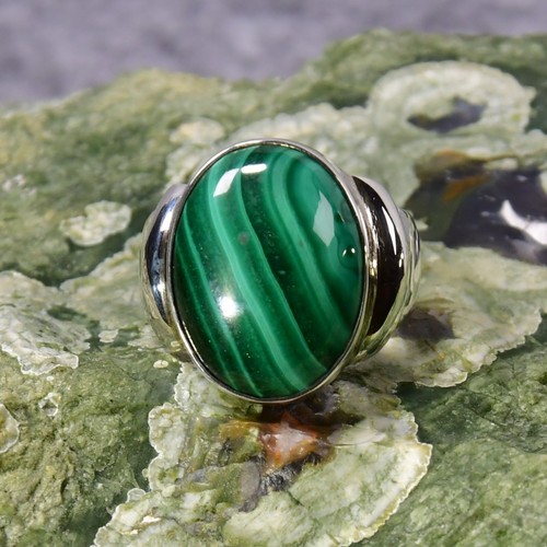 Malachit ring 925er silber - ring,,