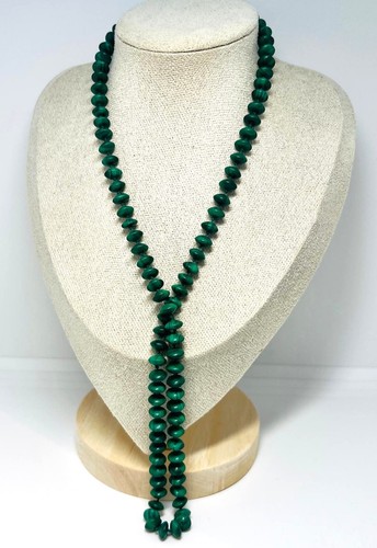 Vintage malachit kette mit - vintage,