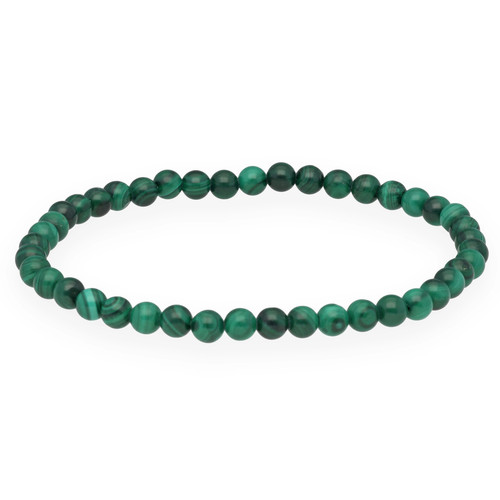 Malachit mini kugelarmband 4mm - malachit,