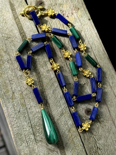 Kette anhänger lapislazuli - kette,