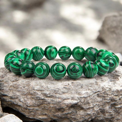 Armband perlenarmband malachit - perlenarmband,