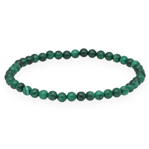 Malachit mini kugelarmband - mini-kugelarmband, 4mm