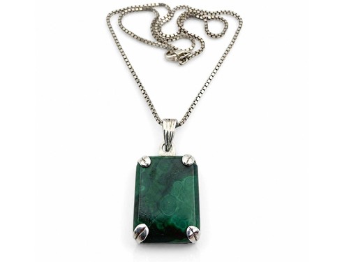Vintage-Sterlingsilber-Malachi