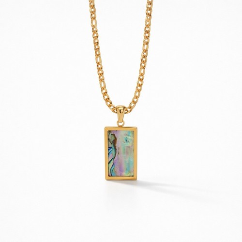 Malachit halskette gold damen - malachit,