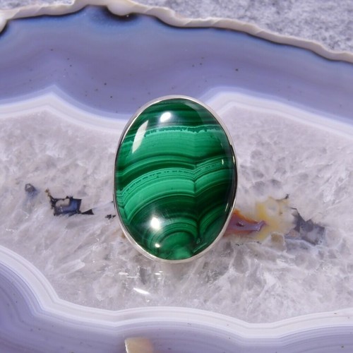 Malachit ring 925er silber - 925er,