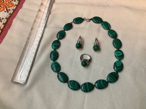 Malachit set - malachit,