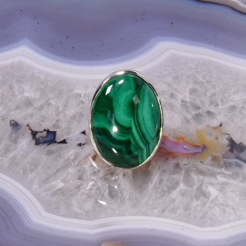 Malachit ring 925er silber - ring,,