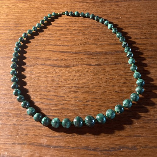 Vintage malachit kette 67 - vintage,