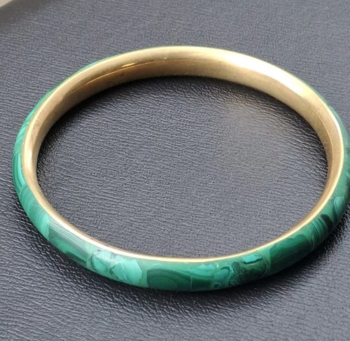 Vintage armband malachit - vintage,